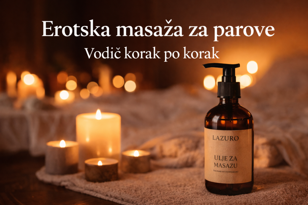 Ulje za masažu i ambijent uz sveće